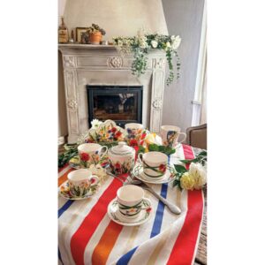 portatovaglioli fiori di campo porcellana1