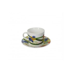 tazzina caffe fiori di campo set 2 pezzi new bone china1