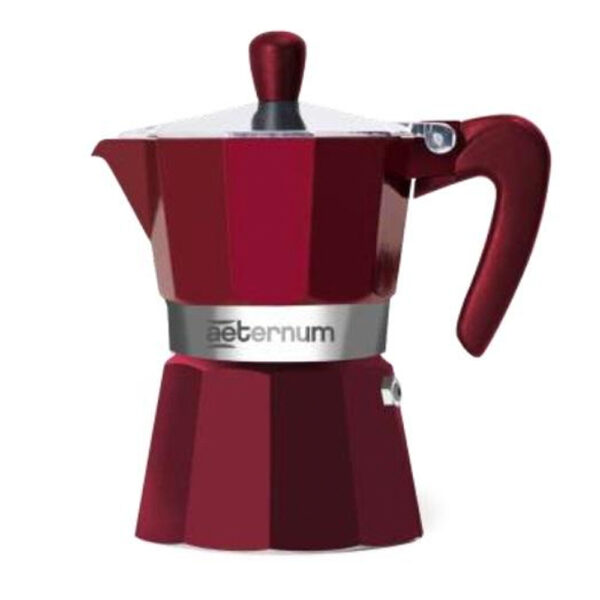 Moka 3 Tazze Rosso Aeternum