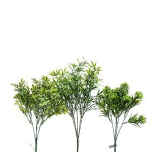 Rametto Verde H 36 Cm Decoro Casuale Mercury