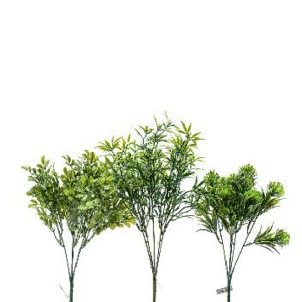 Rametto Verde H 36 Cm Decoro Casuale Mercury