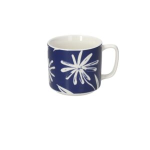 Mug Navy Bloom 480ML in Porcellana Blu Tognana IV617486010