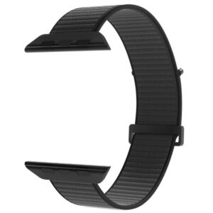 Cinturino Sport AppleWatch 42-44-45-49mm Nylon Nero Puro