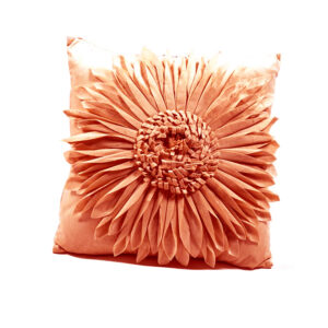 Cuscino Arancio 45x45 Cm Fiore Grande Mercury