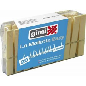 Gimi La Molletta Easy Mollette per Panni 20 Pezzi