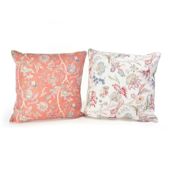 Cuscino 45x45 Cm Fiori Rosa CASUALE Mercury