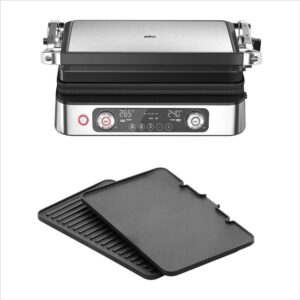 Braun MultiGrill 9 Pro Grill da Contatto 2200W 3in1 Inox