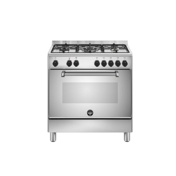 La Germania AMN855EXV24 Cucina 5 Fuochi a Gas 80Cm Inox