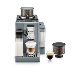 De longhi Rivelia Pebble Grey Macchina Caffè Automatica 1450W 1.4L