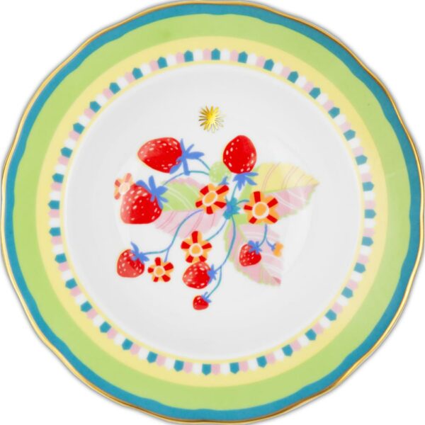 Piatto Fondo Fragole 22 Cm Baci Milano Mamma Mia