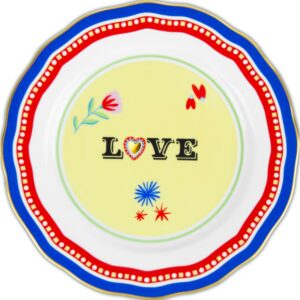 Piatto Frutta Love 22 Cm Baci Milano Mamma Mia