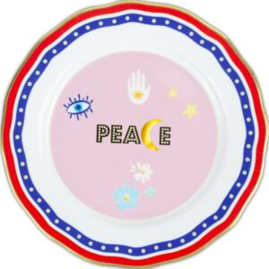 Piatto Frutta Peace 22 Cm Baci Milano Mamma Mia