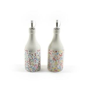 Oliera in Ceramica H19 Cm Decoro Fiori CASUALE Mercury