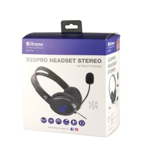 Cuffia Gaming con Microfono Nero Xtreme