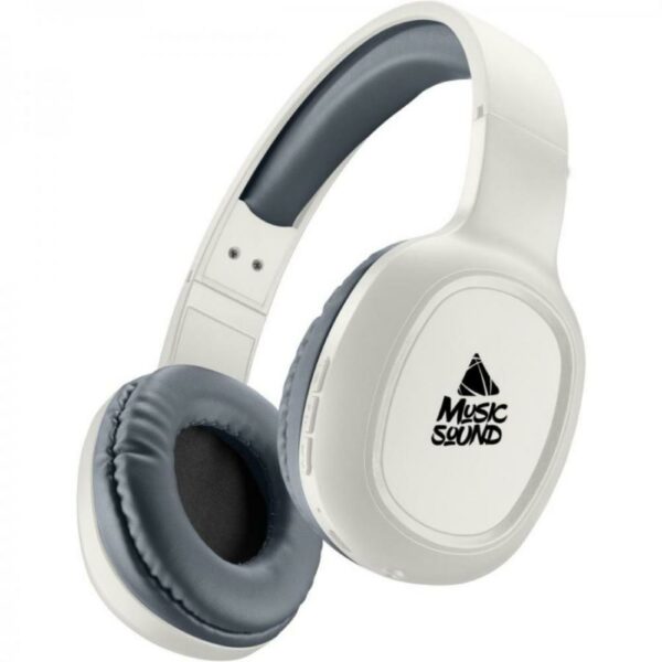 Cuffia Wireless Bluetooth con Microfono Music Sound Basic Bianco CellularLine