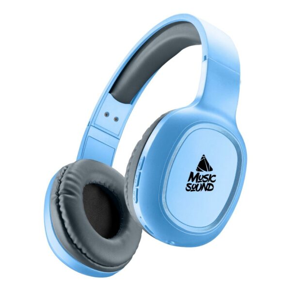 Cuffia Wireless Bluetooth con Microfono Music Sound Basic Blu CellularLine