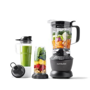 Nutribullet Frullatore Dark Grey NBF500DG 1200W 3 Caraffe e Accessori