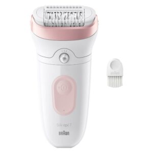 Braun Epilatore Wet&Dry 40Pinze Bianco/Rosa SE7000