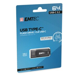 Emtec Pen Drive 64GB Dual Usb3.2 e Usb-C
