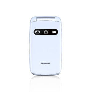 Brondi Amico Favoloso Bianco Cellulare 2.8" Flip Dual Sim