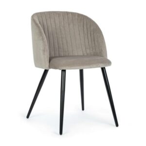 0734287 sedia queen velvet tortora 1655986683