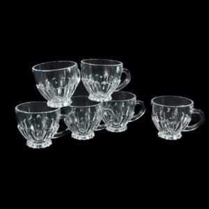 Set 6 Tazzine Caffè Trasparenti Stella 100ML Mercury