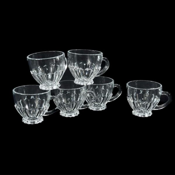 Set 6 Tazzine Caffè Trasparenti Stella 100ML Mercury
