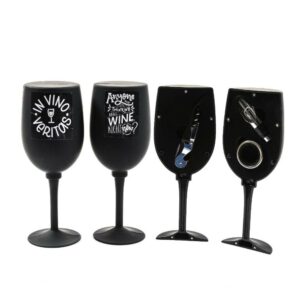 Set Sommelier 3 Accessori in Cofanetto Calice Decoro CASUALE Mercury