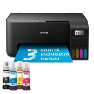 Stampante Multifunzione Inkjet 33Ppm Wi-Fi Epson Et-2860 Nero