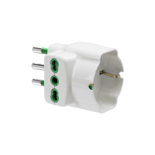 Adattatore 3 Vertical 2PT 16A2 Bipasso Ita Ted Ekon
