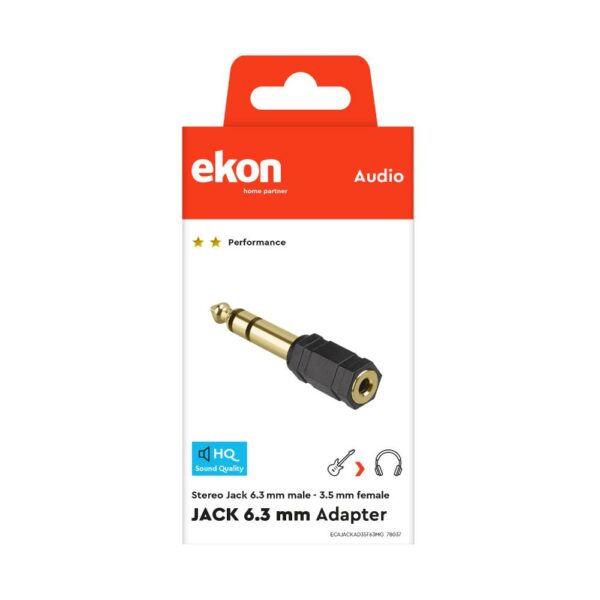 Adattatore Jack 3.5 MM Jack 6.3MM FM Ekon