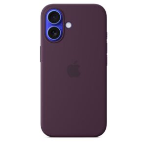 Apple Cover Silicone MagSafe iPhone 16 Plum