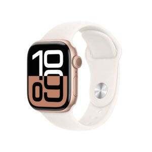 Apple Watch 10 GPS 42MM Rose Gold Sportband M/L