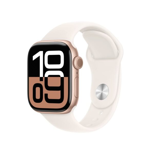 Apple Watch 10 GPS 42MM Rose Gold Sportband M L