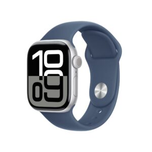 Apple Watch 10 GPS 42MM Silver Denim Sportband M/L