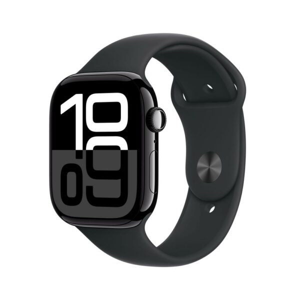 Apple Watch 10 GPS Cellular 46MM Jet Black Sportbad M L