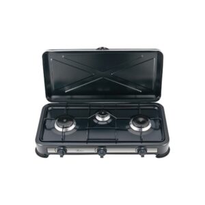 Ardes AR1FG03 Fornello A Gas GPL 3 Fuochi 2900W  Acciaio Nero