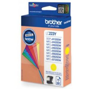 Brother Cartuccia Ink-Jet Giallo 550Pag Lc223Ybp Compatibili Mfcj4620 LC223YBP