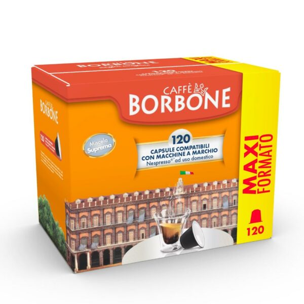 Caffe Borbone Capsule Caffe Compatibili Nespresso Miscela Suprema 120Pz