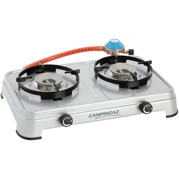 Campingaz Fornello A Gas 2 Griglie 3600W Cook Cv Silver
