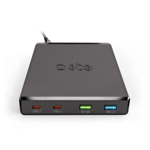 Caricatore Da Rete 3USB+1Type-C 75W SBS