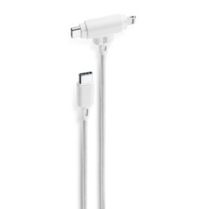 Cavo Dati Usb-C C/Doppio Connett. Usb-C/Lightning CellularLine