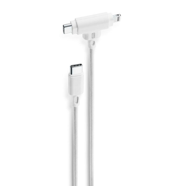 Cavo Dati Usb C C Doppio Connett. Usb C Lightning CellularLine