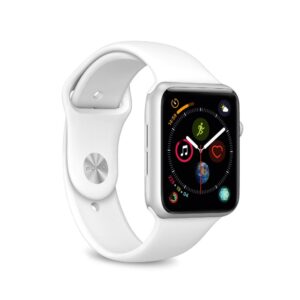 Cinturino X Apple Watch 38-40MM Silicone Icon Bianco Puro