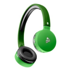 Cuffia Wlss Bluetooth con Microfono Music Sound Verde/Nero CellularLine