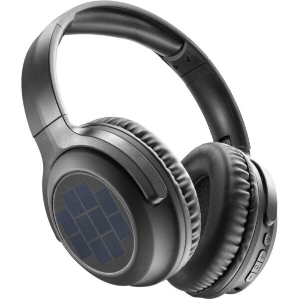 Cuffia Wlss Bt C Pannelli Solari Ms Solar Nero CellularLine