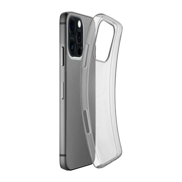 Custodia Gomma Fine per iPhone 16 Pro Trasparente CellularLine