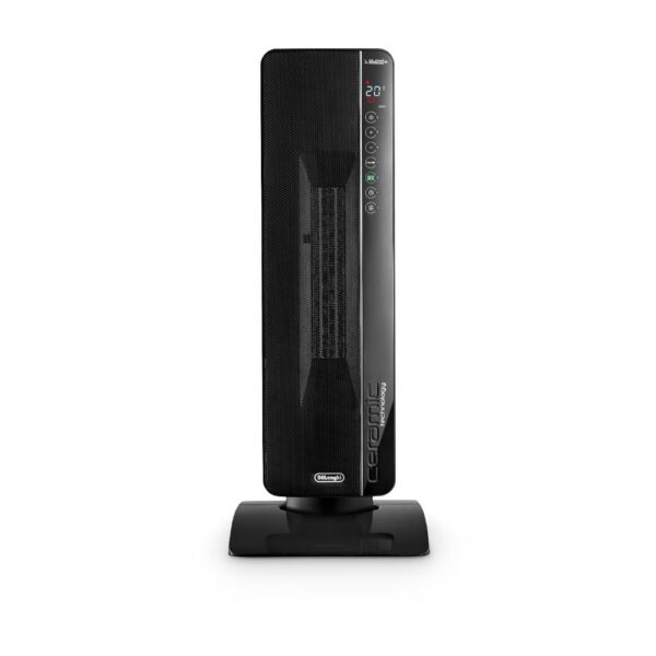 De Longhi Termoventilatore Ceramico Torre 2400W 3 Livelli di Potenza Nero