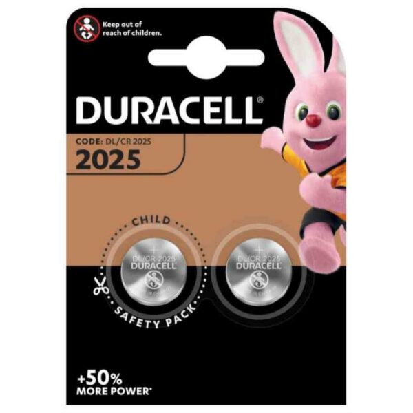 Duracell Batteria Bottone 2025 Pl.2Pz DU21B2