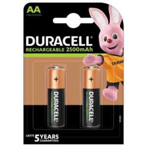Duracell Batteria Stilo Ricaricabile Aa Precaricata B2 2500Mha DU74